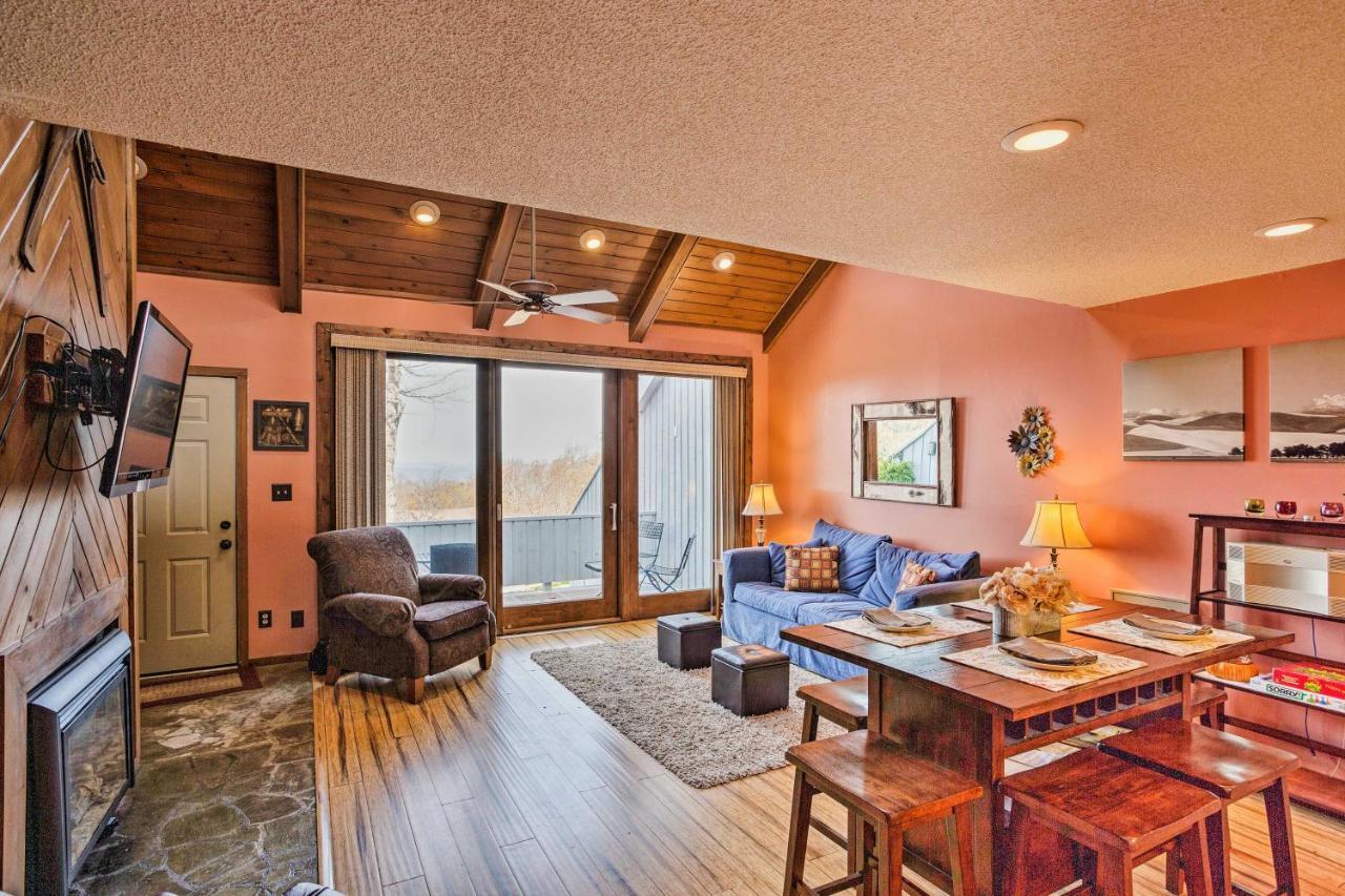 Pet-Friendly Beech Mountain Condo Steps To Slopes Экстерьер фото